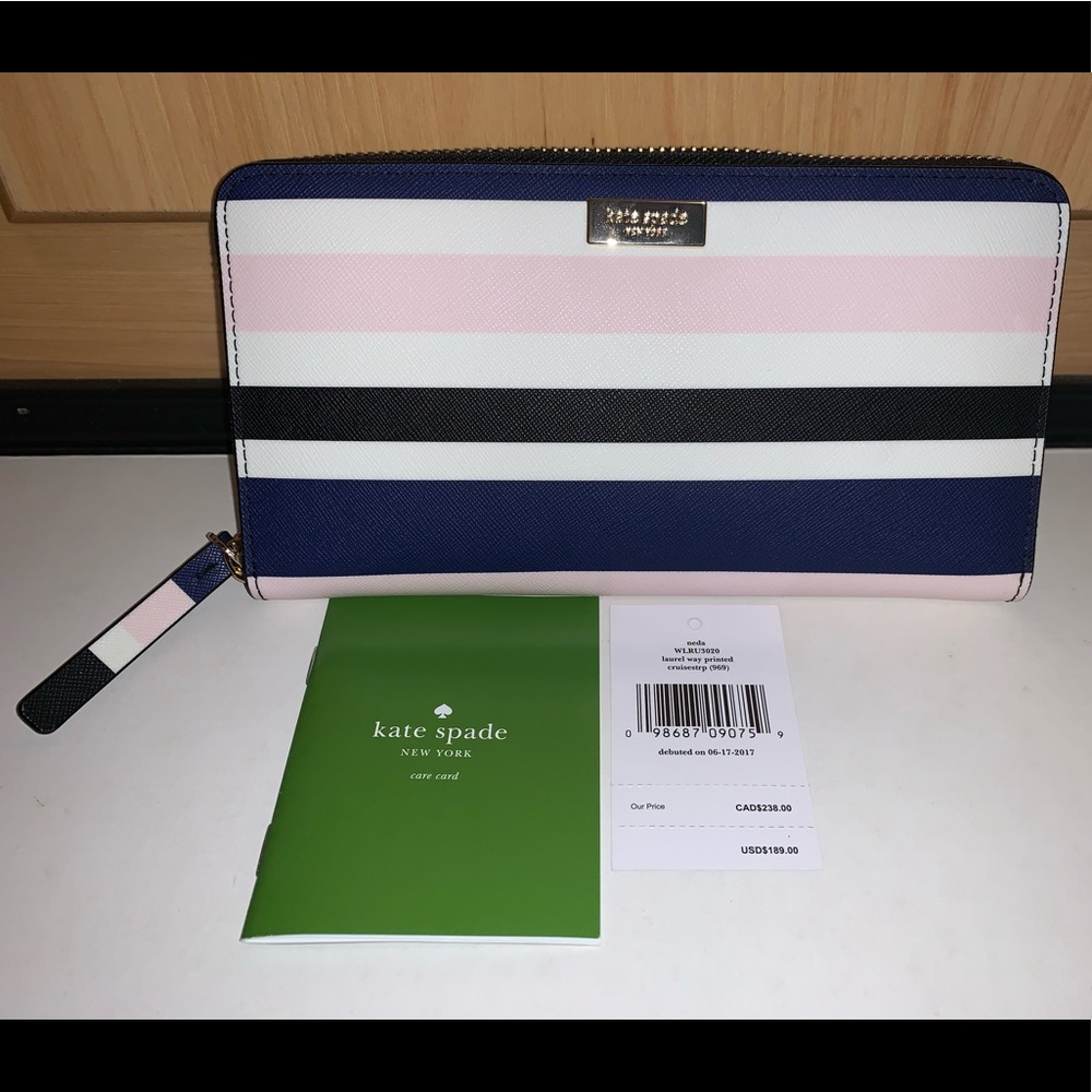 NEW! Kate Spade Shore Street Lacey Cruise Stripe
